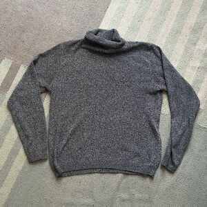 Vintage Riveted by Leo Women’s Small Gray Turtleneck Sweater Marled